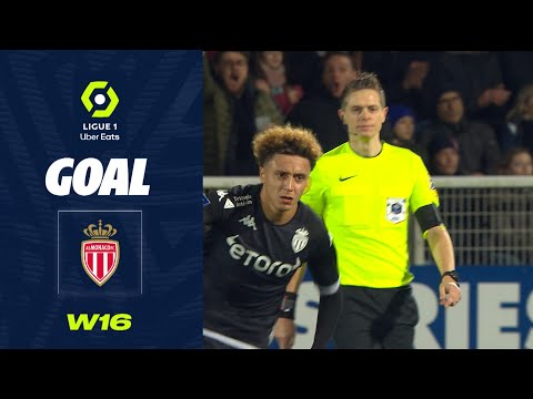 Goal Eliesse BEN SEGHIR (85' - ASM) AJ AUXERRE - AS MONACO (2-3) 22/23
