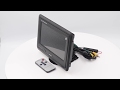LCD monitor 7" - PAL / NTSC na palubnú dosku / do opierky / 12-24V - Video Youtube