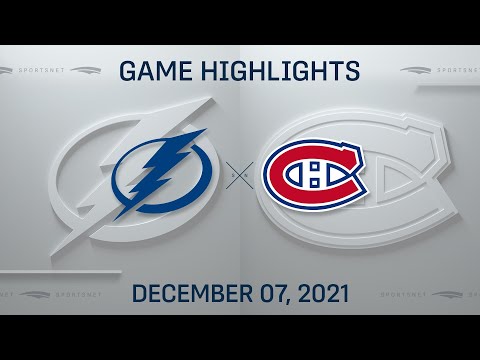 NHL Highlights | Lightning vs. Canadiens - Dec. 7, 2021