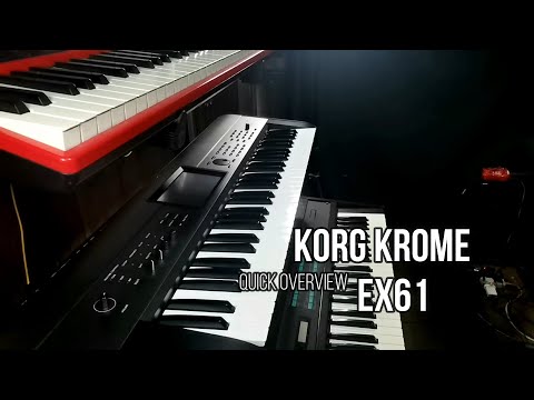 Quick Overview of my KORG "KROME EX"