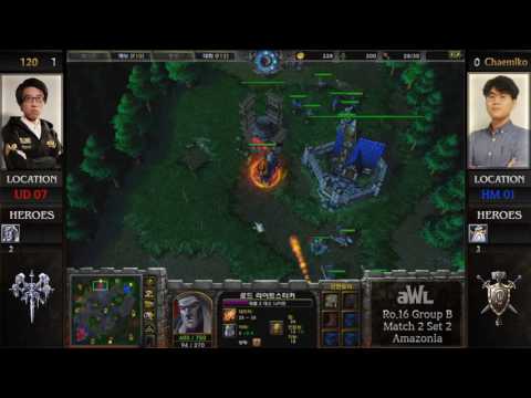 [AWL 2017] 16강 B조 2경기 Chaemiko vs 120  2세트 [아프리카TV]