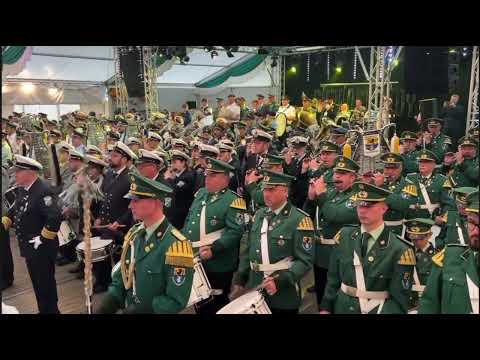 BTK Königshoven Jägerkapelle Hochneukirch Mars der Medici Schützenfest Jüchen 2024