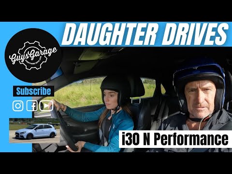 i30n Performance | Daughter Drives on Race Track