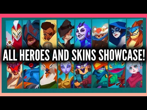 Gigantic: Rampage Edition - All Heroes And Skins Showcase!