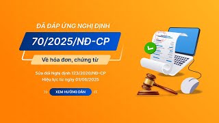 [MISA ASP] Đáp ứng các nội dung thay đổi theo Nghị định 70/2025/NĐ-CP