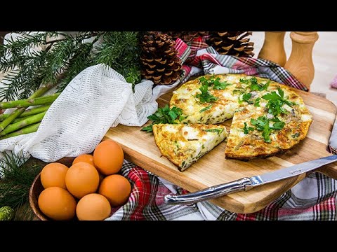 Mushroom and Asparagus Frittata - Home & Family