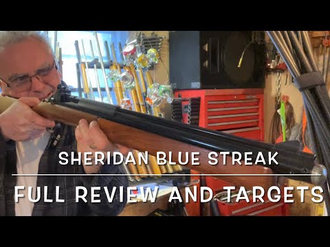 Sheridan Blue Streak .20 caliber multi pump air rifle Full review chronograph trigger pull targets!