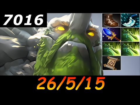 Dota 2 Tiny 7016 MMR 26/5/15 (Kills/Deaths/Assists) Ranked Full Gameplay