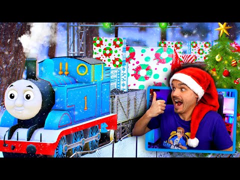 Em GTA 5... Thomas the Tank Engine ajuda o Papai Noel a entregar presentes de Natal! (Mods) #GTA5Mods