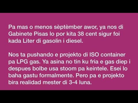 Charles cooper: ta Hopi rabia loke ta pasando ku e preis di gasolin y diesel