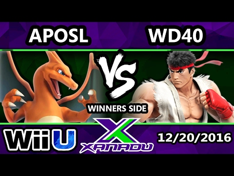 S@X 181 - VGBC | Aposl (Charizard) Vs. WD40 (Ryu) - SSB4 Tournament - Smash for Wii U - Smash 4