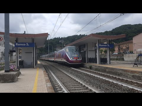 IC 632 Ventimiglia - Milano Centrale in transito a Ronco Scrivia