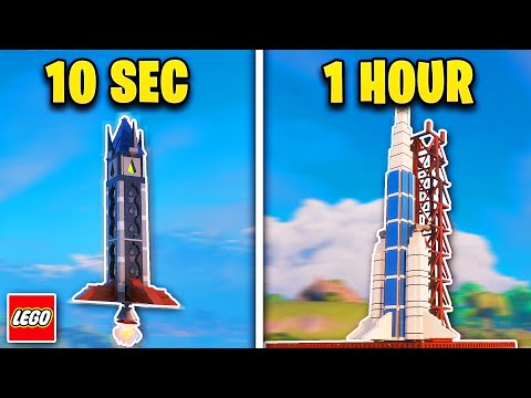 Building a Rocket Ship in 10 Seconds vs 1 Hour!