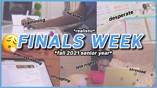 COLLEGE FINALS WEEK | VLOG | *senior year*