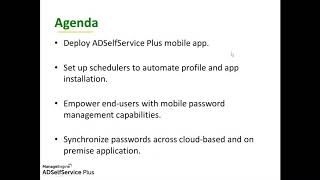 On-the-go self-service password reset | Mobile SSPR
