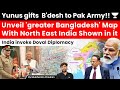 Truth Behind Viral Image Yunus Gifts Pak Greater Bangladesh Map Doval Diplomacy Begins