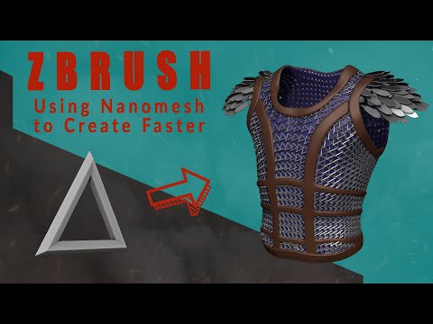 ZBrush Quick Tip Series: Using Nanomesh to create and model faster