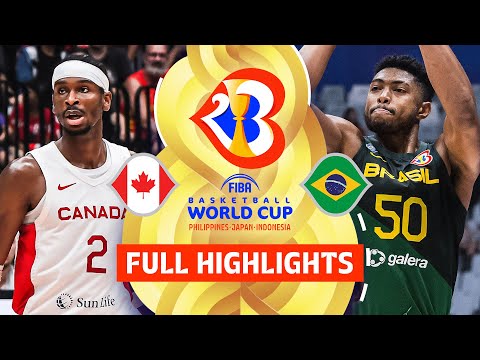 Canada 🇨🇦 vs Brazil 🇧🇷 | Full Game Highlights | FIBA Basketball World Cup 2023