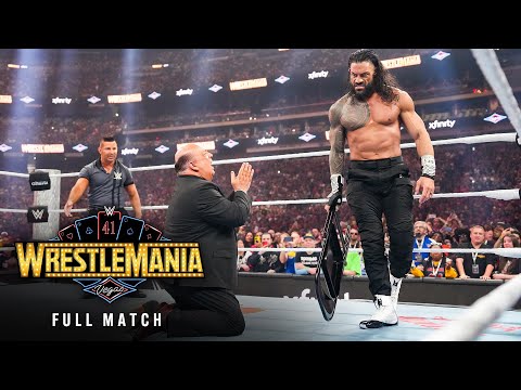 FULL MATCH: Roman Reigns vs. CM Punk vs. Seth Rollins | Triple Threat Match: WrestleMania 41