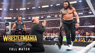 Download the video "FULL MATCH: Roman Reigns vs. CM Punk vs. Seth Rollins | Triple Threat Match: WrestleMania 41"