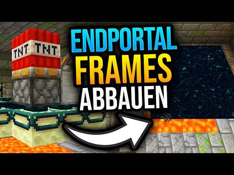 END PORTAL FRAME ABBAUEN (TUTORIAL) ✨ Minecraft 1.21.10