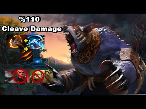 %110 Cleave Damage Crazy URSA 31 Kill 7.24 Dota2