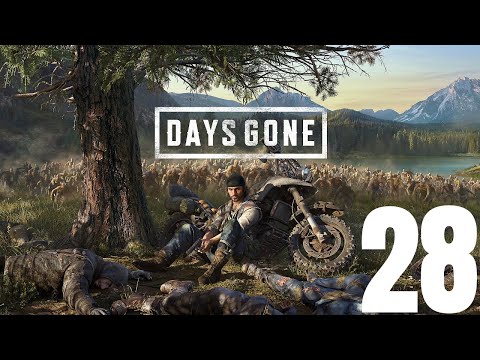 DAYS GONE Walkthrough Gameplay Part 28 - Trapped in a cave with the horde!! [PS4 Pro]