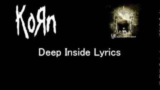Korn - Deep Inside Lyrics