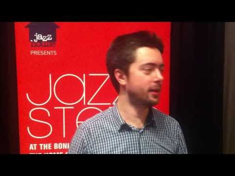 David Preston chats after gig at JazzSteps Nottingham - Nov '13