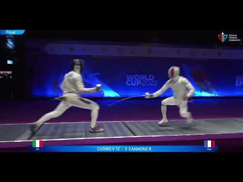 See how offensive ducks 🦆 can be! | Valerio Cuomo v Romain Cannone | Sirius (Sochi) Fencing WC 2022