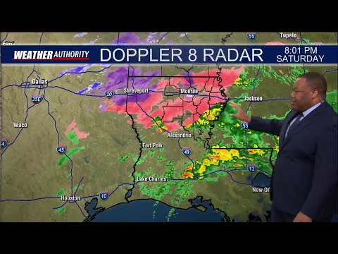 KNOE Saturday Evening Forecast with Chief Meteorologist Marcus Walter