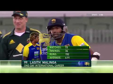 Lasith Malinga Incredible innings / best match in history/lasith malinga batting incredible