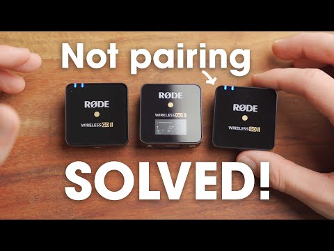 How to Reconnect Røde Wireless Go 2 - Transmitter not Pairing SOLUTION