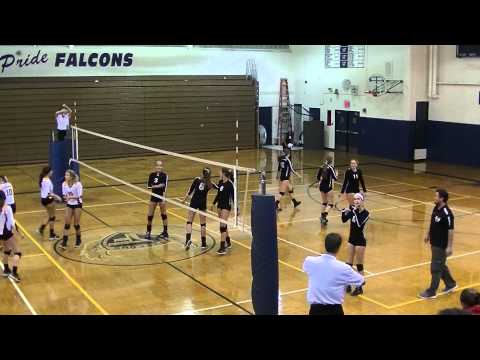 volleybal vs Rochester Adams  41% hp, 10 blocks