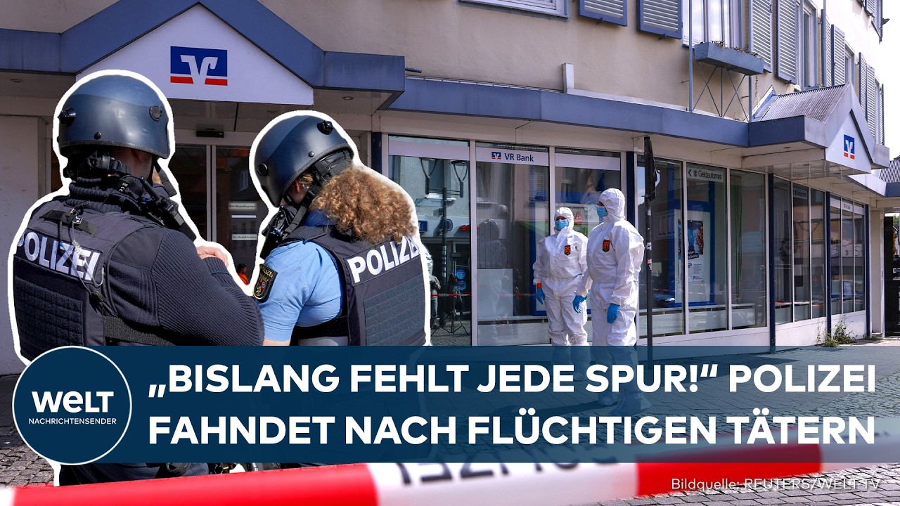 SINZIG BANKÜBERFALL: „Weißer Overall – Imkeranzug“ – Fahndung nach Tätern läuft auf Hochtouren!
