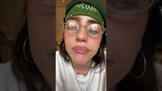 Billie Eilish listening to Heartbreaker by Justin Bieber on tiktok - July 3, 2024