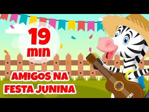 Amigos na Festa Junina - Giramille 19 min | Desenho Animado Musical