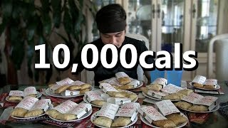 10,000cal Hot Pocket Challenge (2,000,000 sub video?)