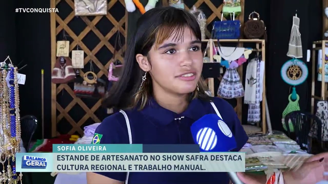 Artesanato no Show Safra 2026 encanta visitantes com cultura e talento regional