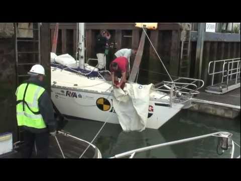 Reparar un agujero en el casco