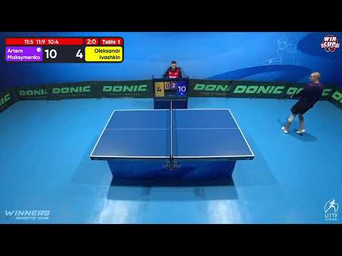 19:30 Artem Maksymenko 3 - 0 Oleksandr Ivashkin West 5 WIN CUP 18.12.2022 | TABLE TENNIS WINCUP