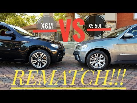 BMW X5 50i VS X6M REMATCH!!!