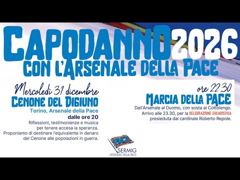 Capodanno 2026 all'Arsenale della Pace