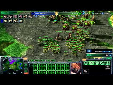 R4ptorStarcraft Game #2 uniqueKalin vs sLivko #1 part 1/2
