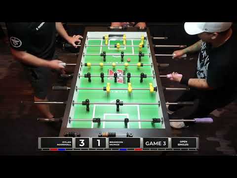 2022 Texas State Championships of Foosball - Open Singles - Dylan Marshall vs Brandon Munoz