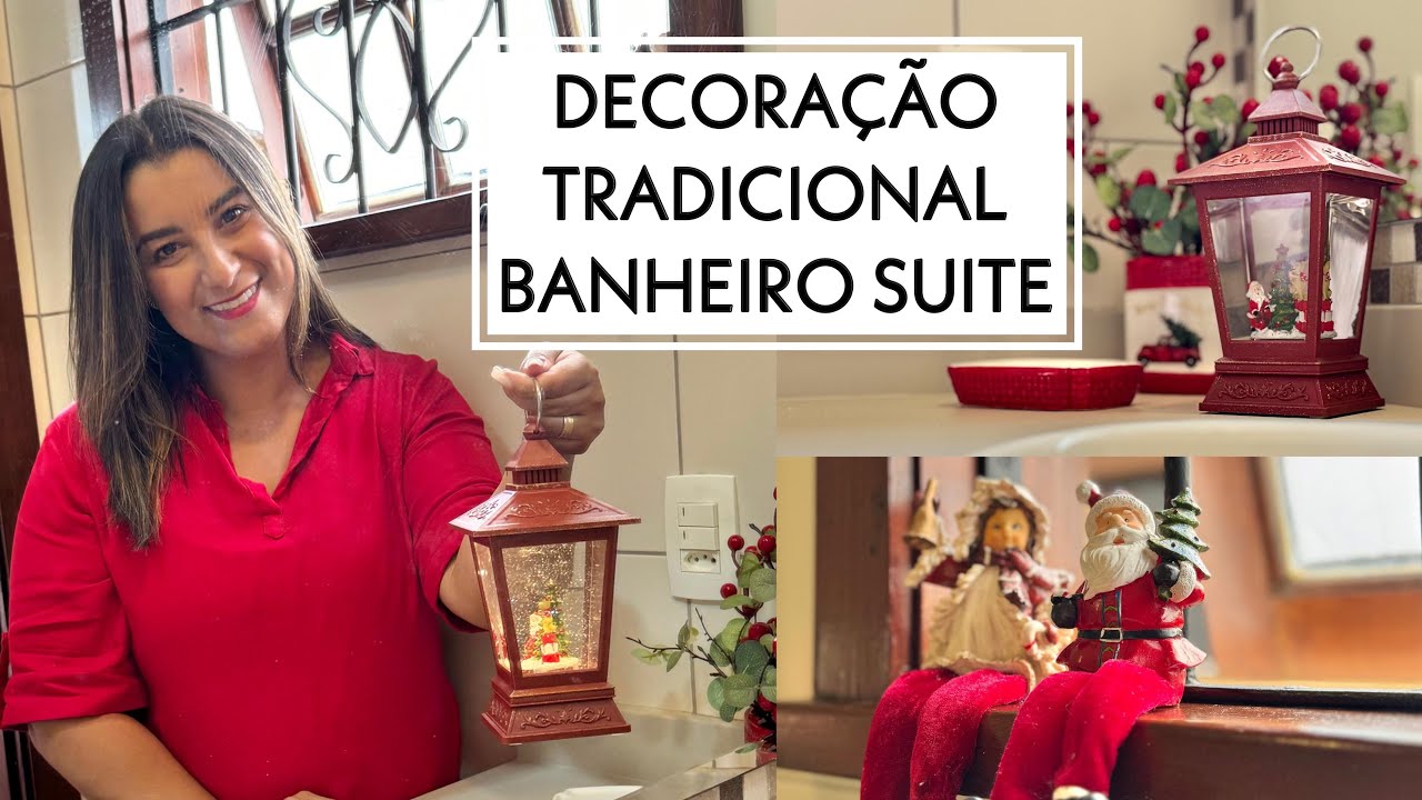 NATAL 2024 DECORANDO O BANHEIRO PARA NATAL #decoraçãodenatal #decornatal #natal2024