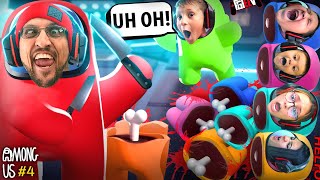 Download lagu AMONG US Betrayal against my WHOLE FAMILY!    3D Gameplay (FGTeeV #4 w/ Skit) mp3