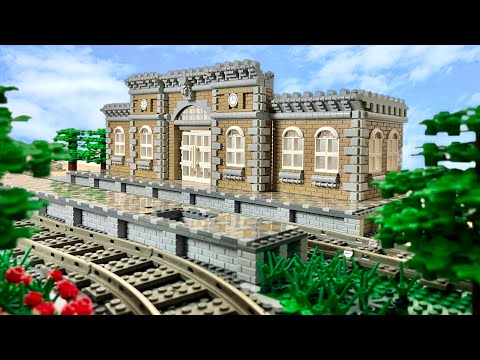 Bau einer Lego Stadt Teil 133. - Hauptbahnhof [4]