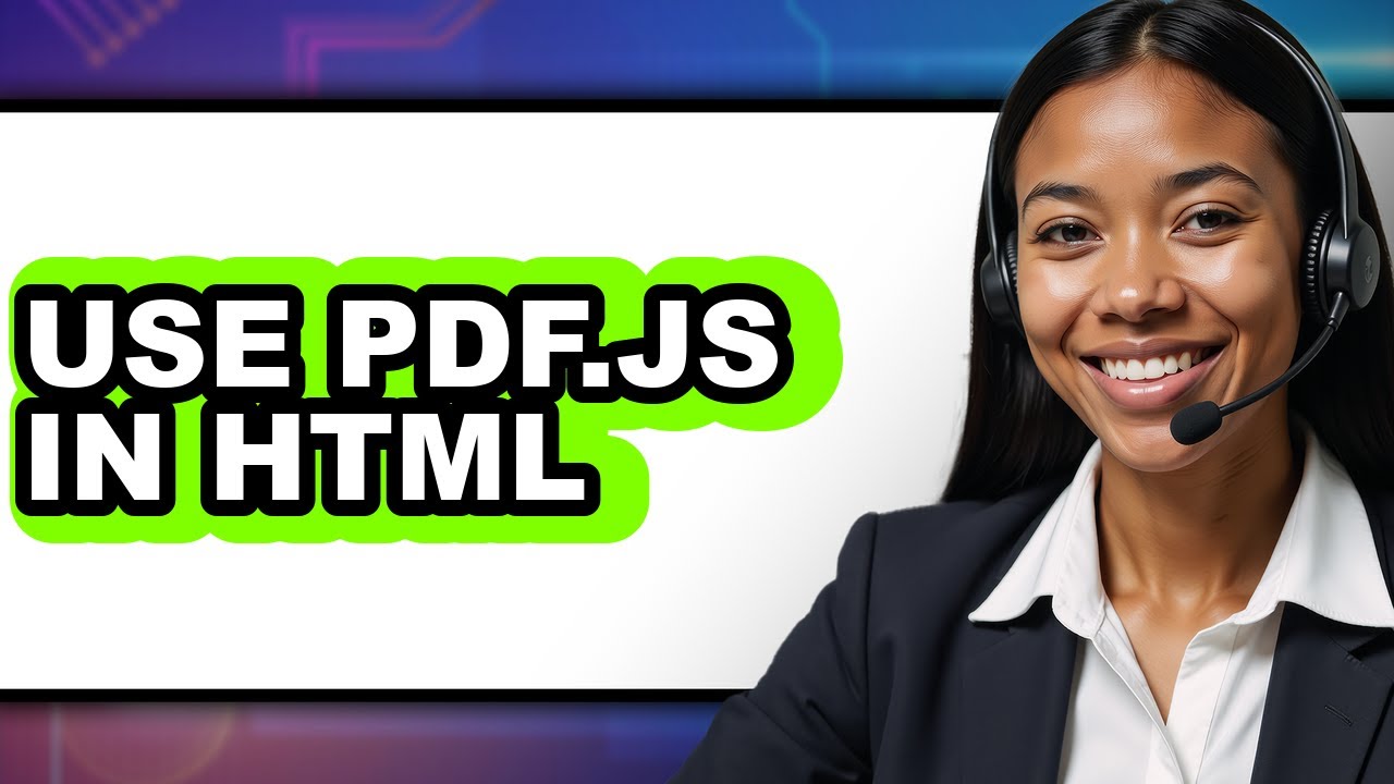 How to Use PDF.js in HTML
