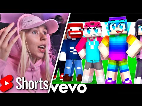 ich REAGIERE auf CANDYs MINECRAFT HELDEN SONG